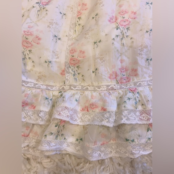 NWT LoveShackFancy Navya Silk Midi Skirt - Picture 7 of 8